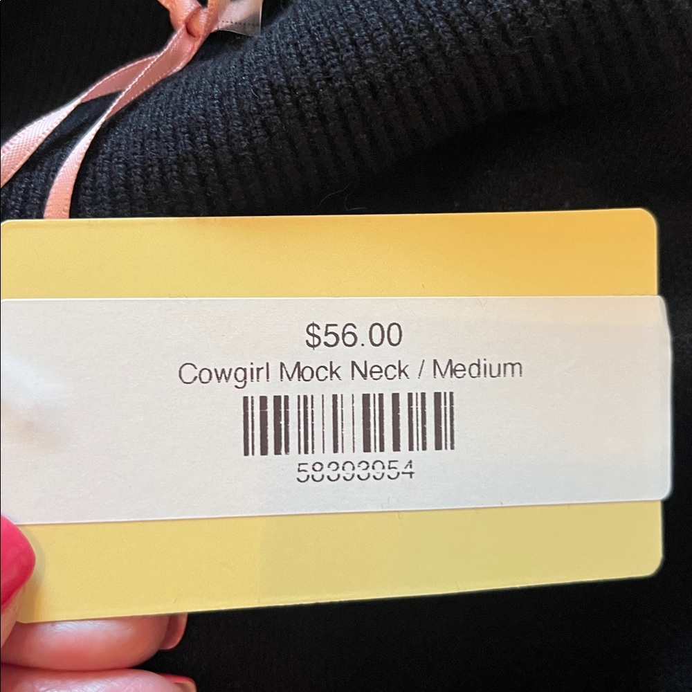 NWT Entro Cowgirl Mock Neck Sweater - Picture 8 of 10